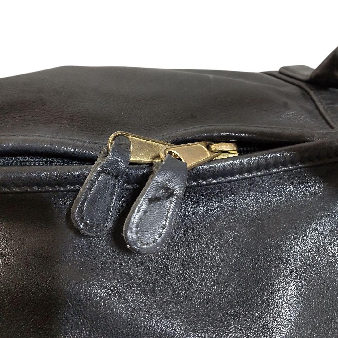 オールドコーチ ボストンバッグ オールレザー COACH ブラック