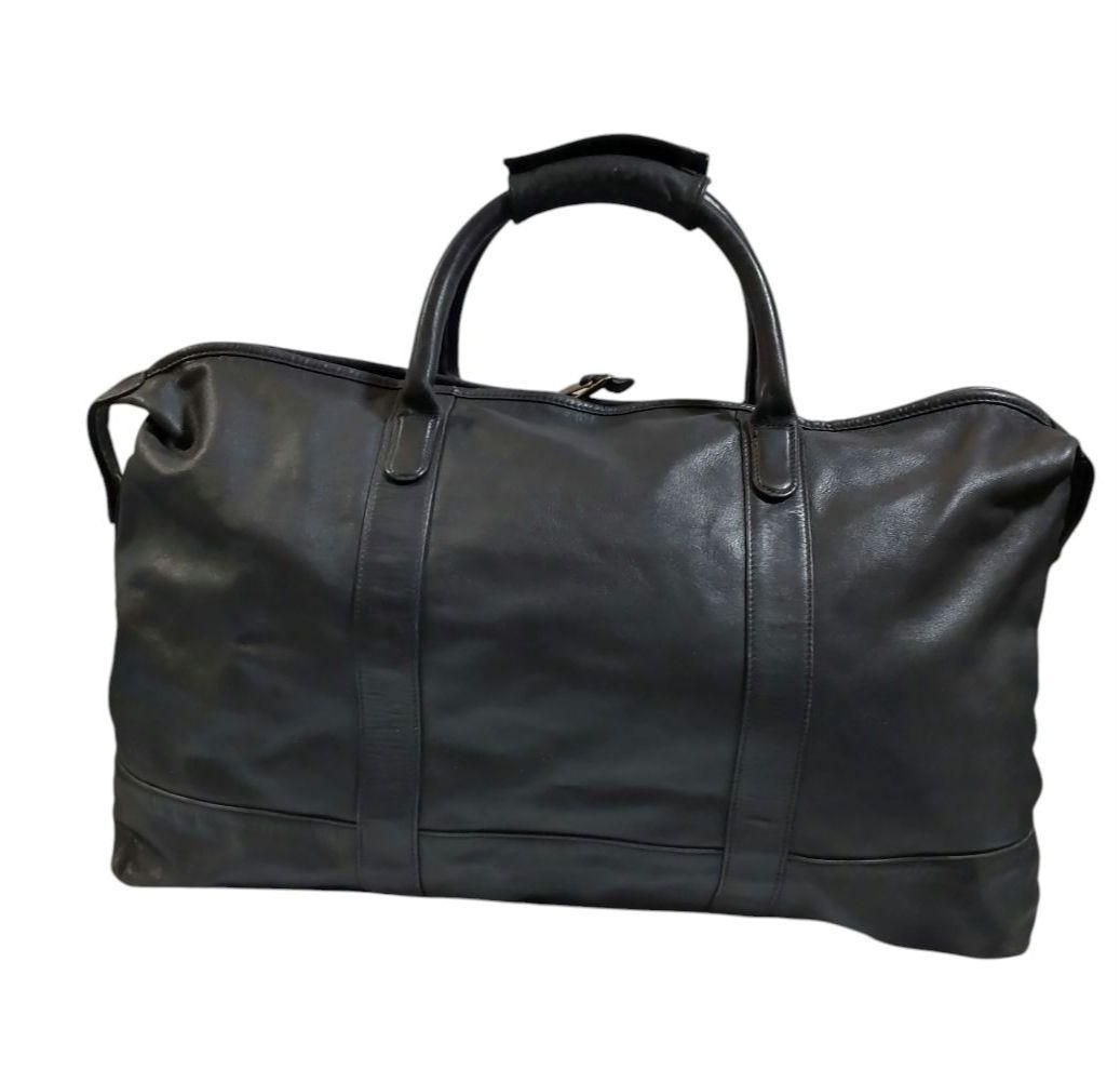 オールドコーチ ボストンバッグ オールレザー COACH ブラック