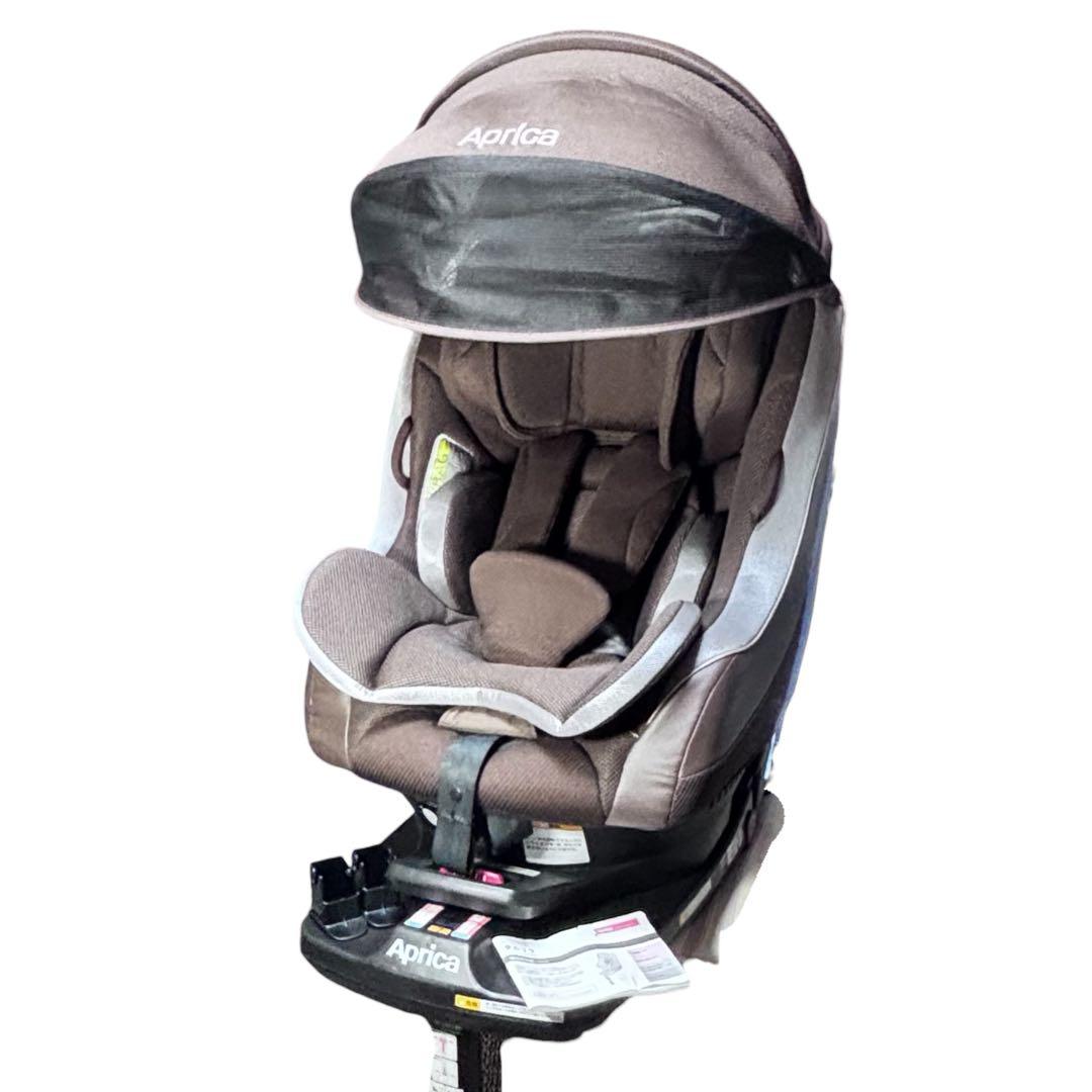 超美品 Aprica クルリラ ISOFIX 回転式 新生児対応 ちかまん