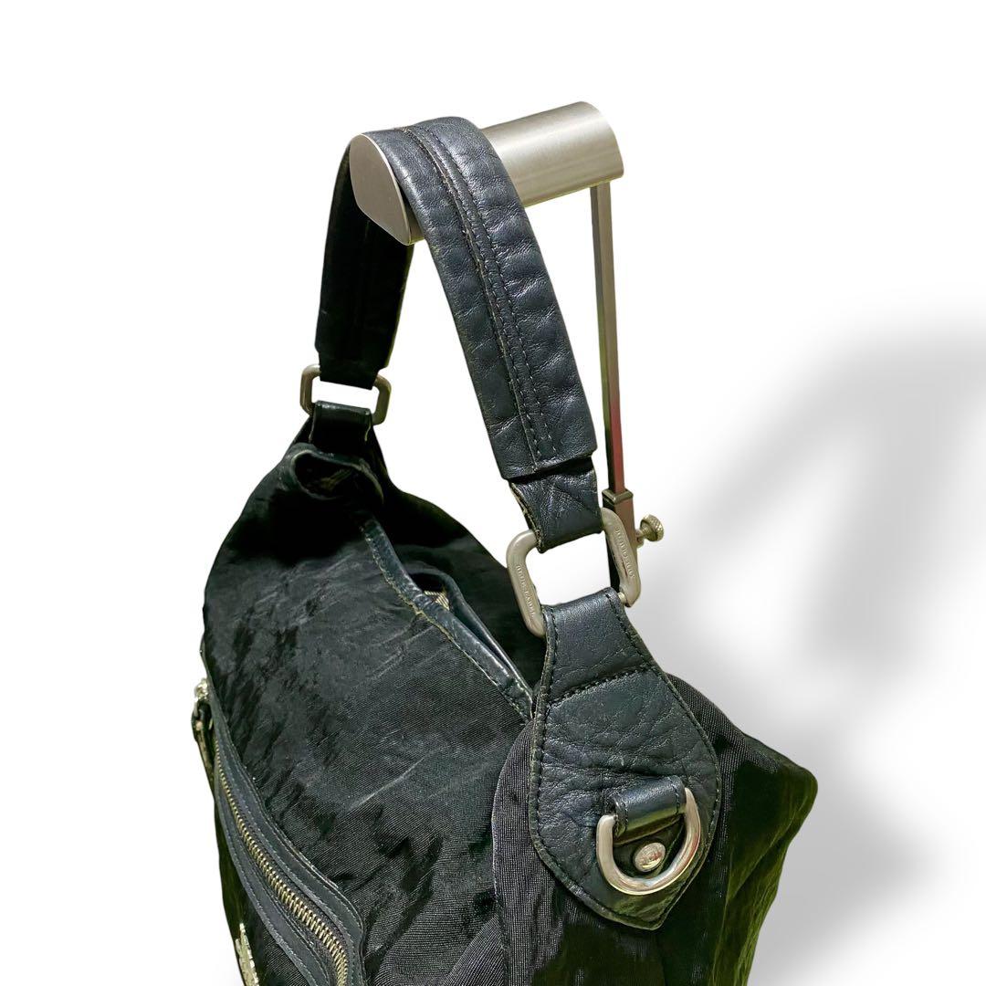 Burberry Bluelabel 　2way トートバッグ ナイロン　黒