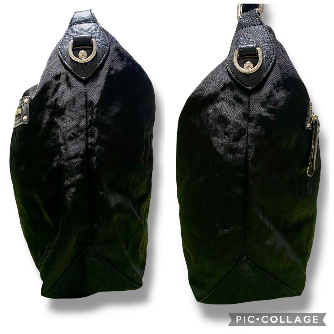 Burberry Bluelabel 　2way トートバッグ ナイロン　黒