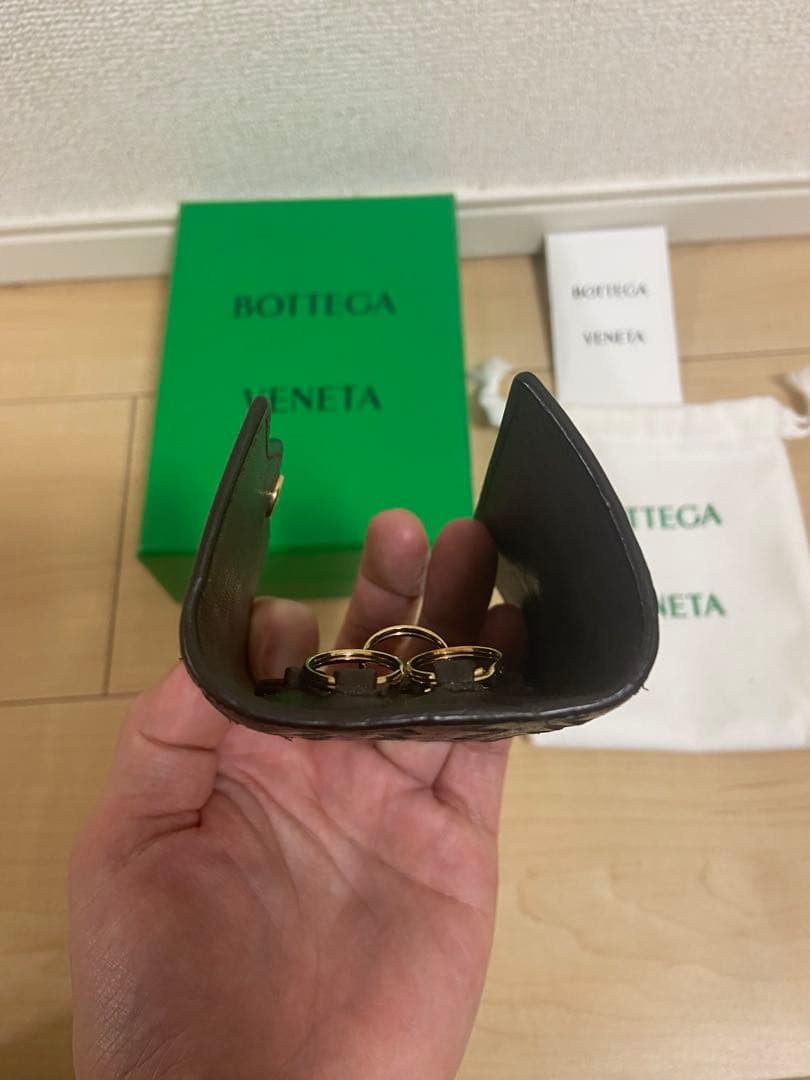 BOTTEGA VENETA ダークブラウン キーケース