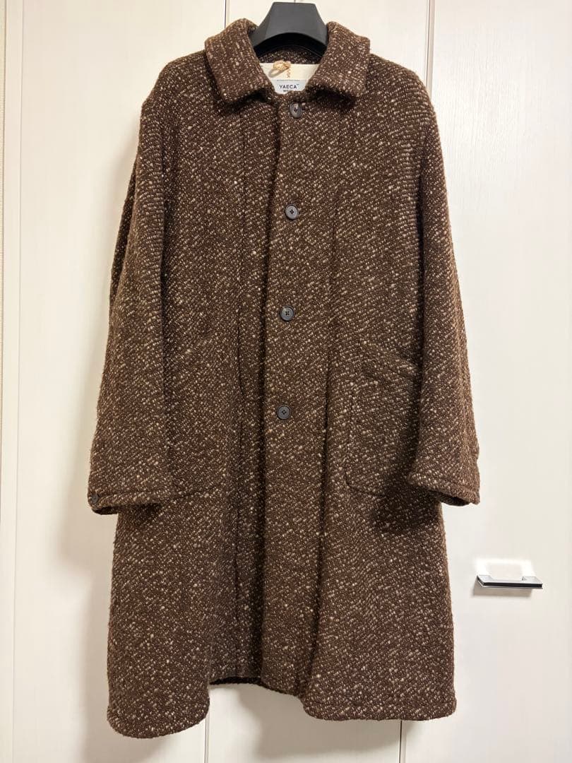 YAECA ヤエカ ダスターコート ロングコート ウール ブラウン 茶系