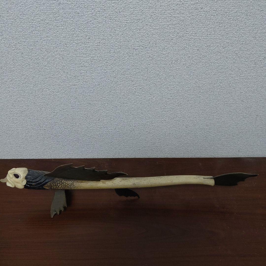 珍品　鯨骨　鯨の骨や髭などで作られた彫刻　　インテリア　オブジェクト　クジラ