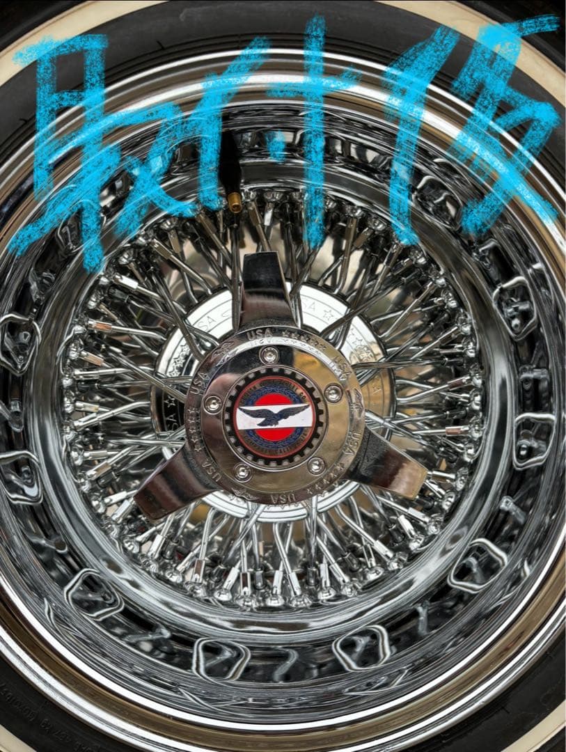 ワイヤーホイール　ダストカバー2枚