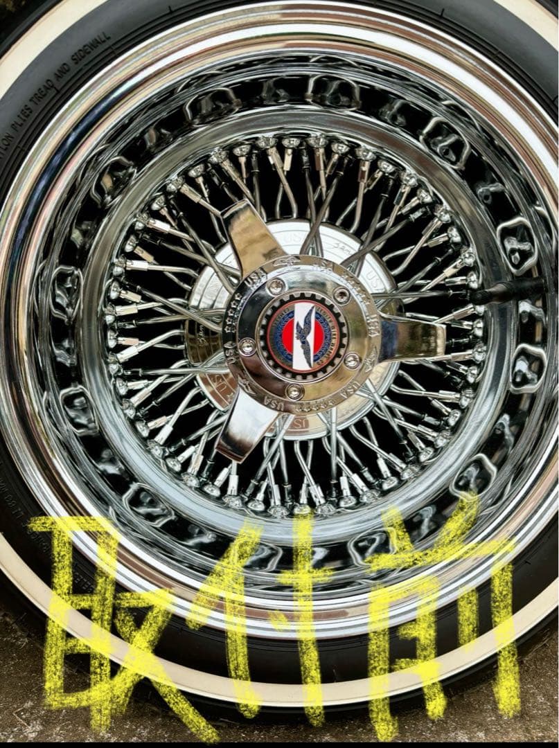 ワイヤーホイール　ダストカバー2枚