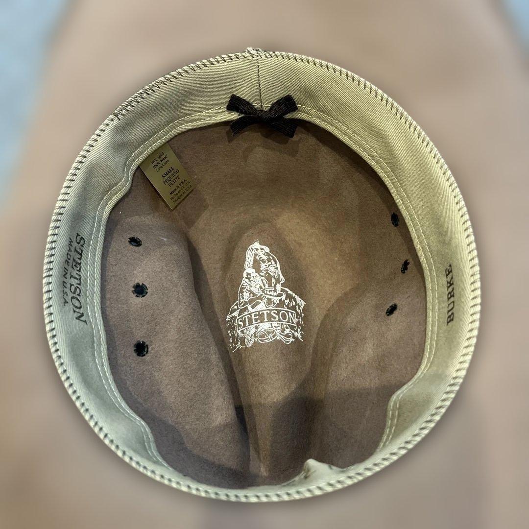 ベージュ ウール カウボーイハット　ステットソン