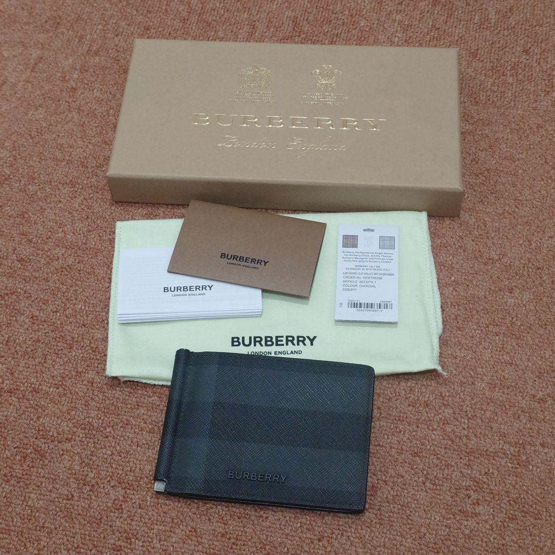 値下げしました バーバリー マネークリップ 使用期間1週間