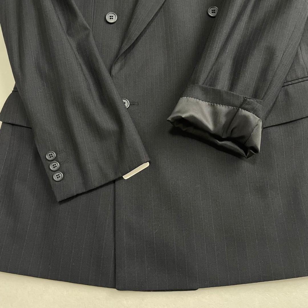 新品タグ付　90s　ヴィンテージ　セットアップ　ダブルスーツ　ネイビー×イエロー