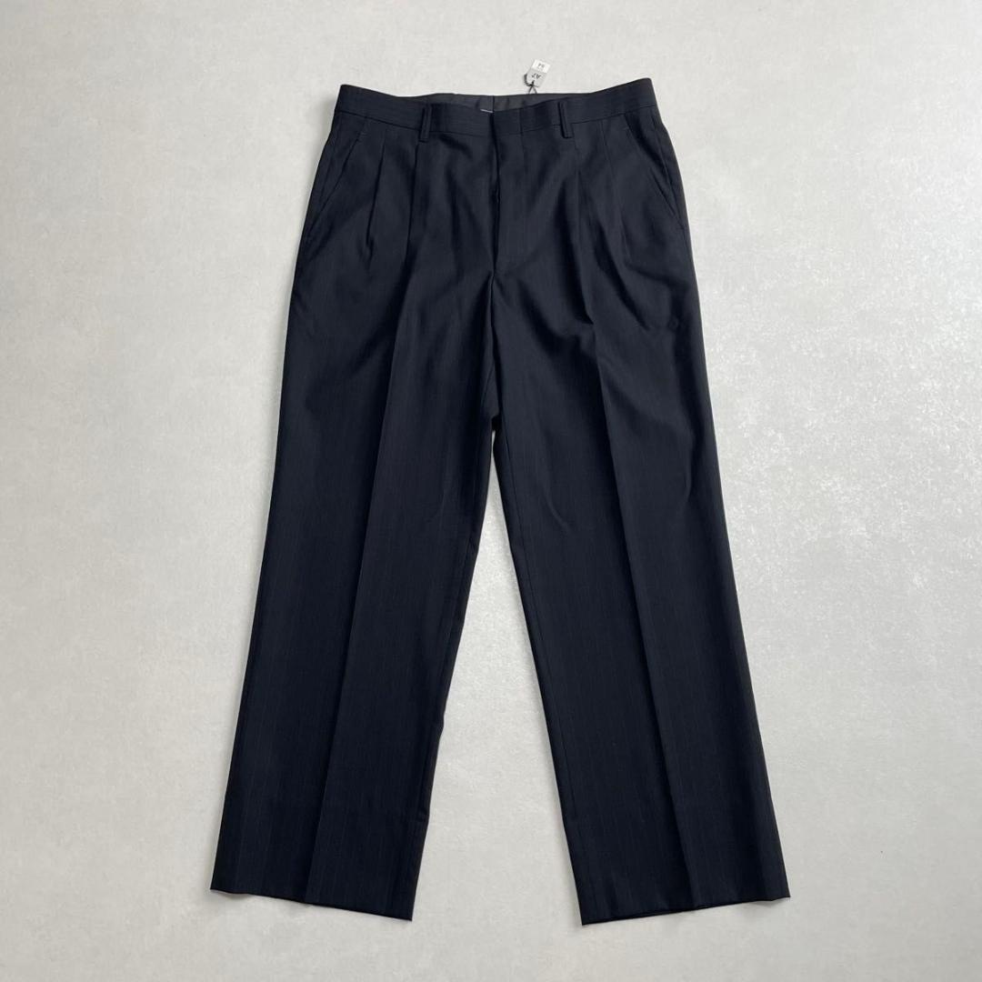 新品タグ付　90s　ヴィンテージ　セットアップ　ダブルスーツ　ネイビー×イエロー