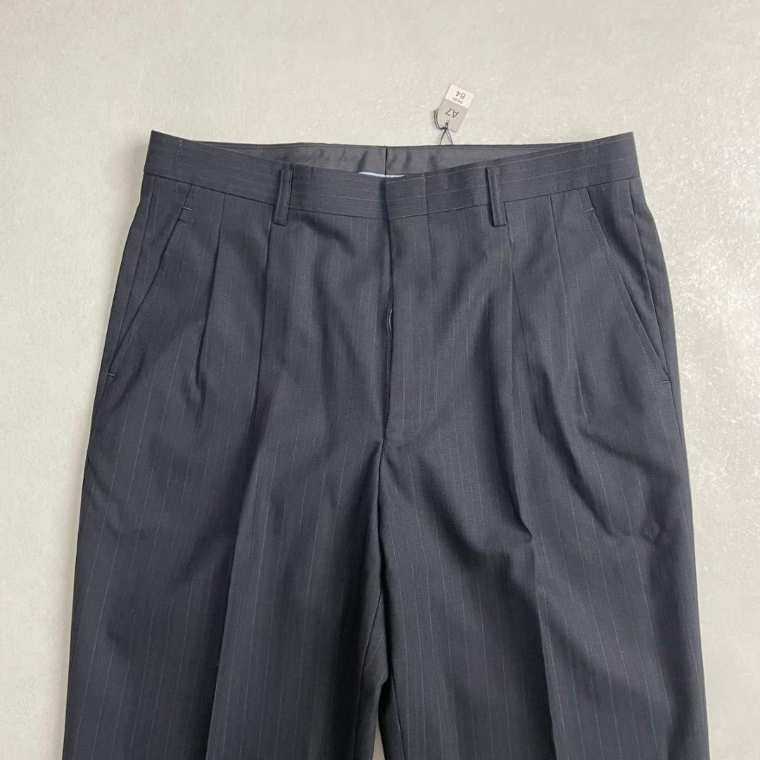 新品タグ付　90s　ヴィンテージ　セットアップ　ダブルスーツ　ネイビー×イエロー