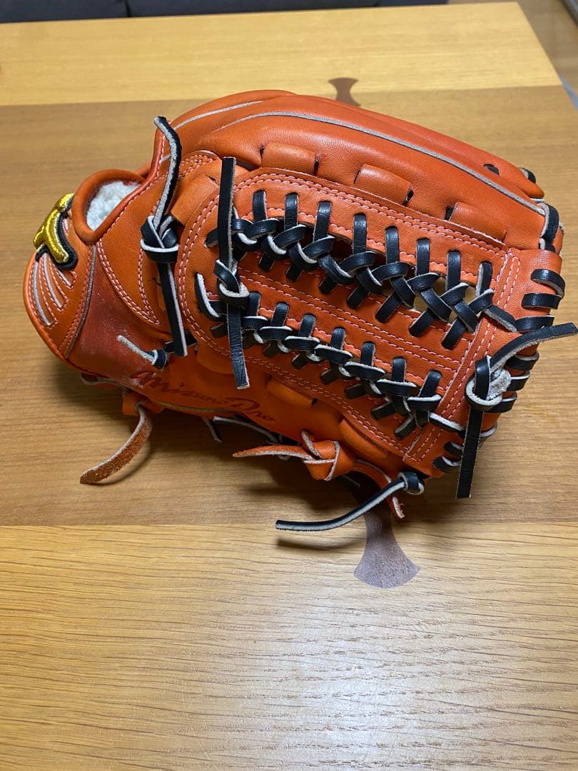 Mizuno Pro 軟式グローブ オレンジ　早い者勝ち　美品