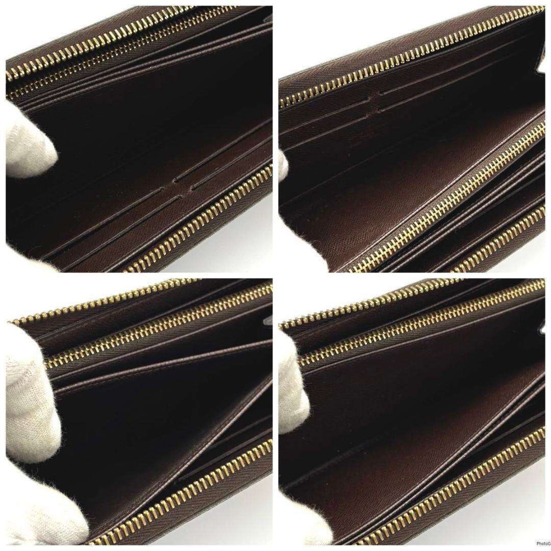 【超美品】ルイヴィトン ジッピーウォレット ダミエ ラウンドファスナー 長財布