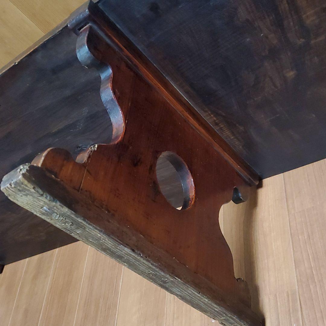 古い　長テーブル　ローテーブル　テーブル　アンティーク　骨董　古道具　オブジェ