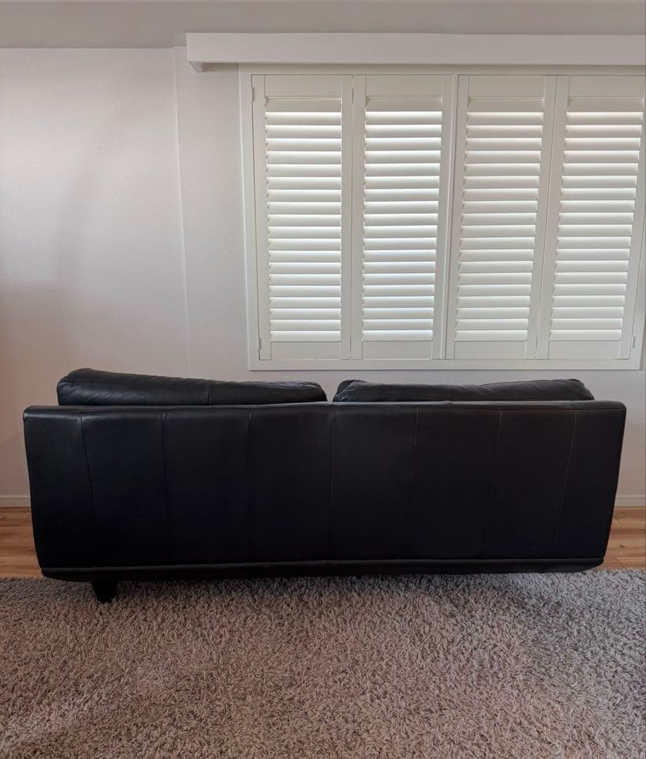 IDC大塚家具2人掛け最高級本革ソファ