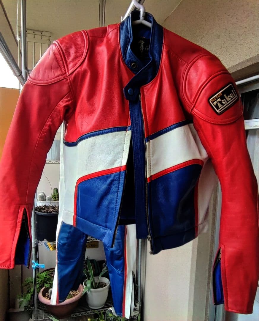 Takai レザーライディングジャケット