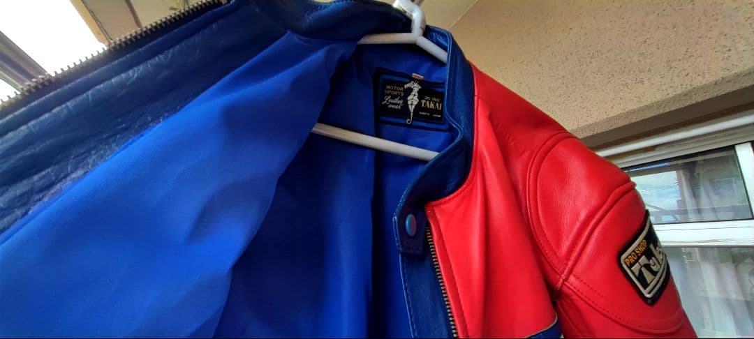 Takai レザーライディングジャケット