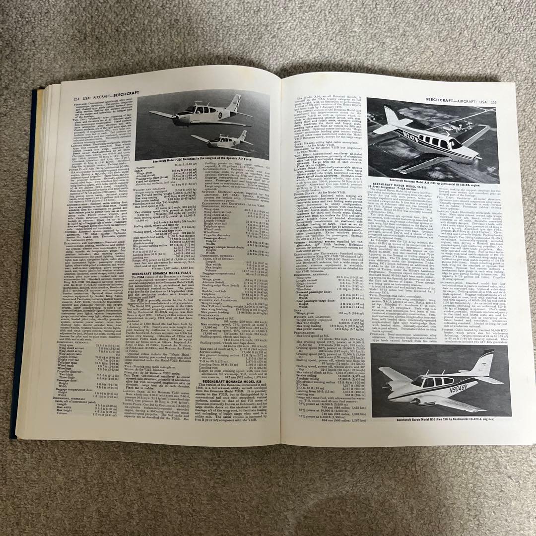 洋書 JANE'S ALL THE WORLD'S AIRCRAFT 1975-76