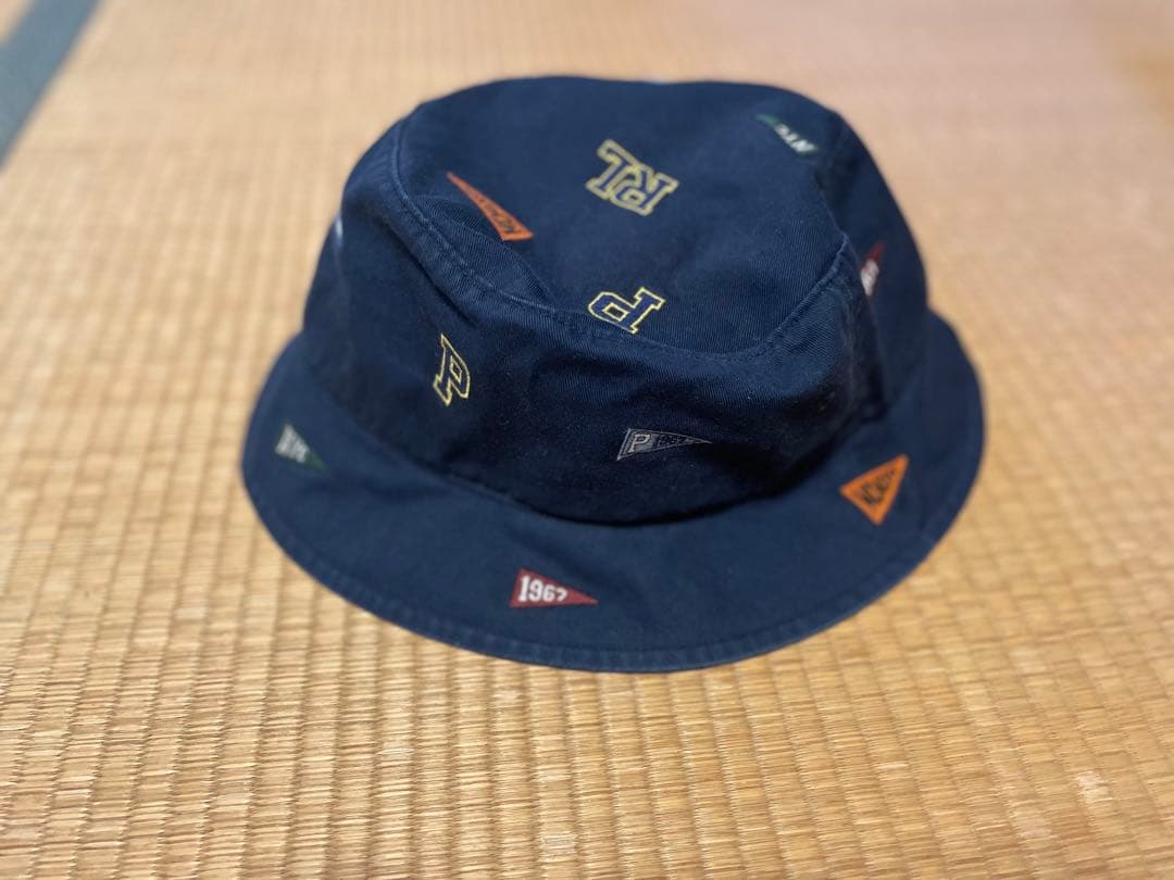 新品POLO Ralph Laurenカレッジ バケットハット