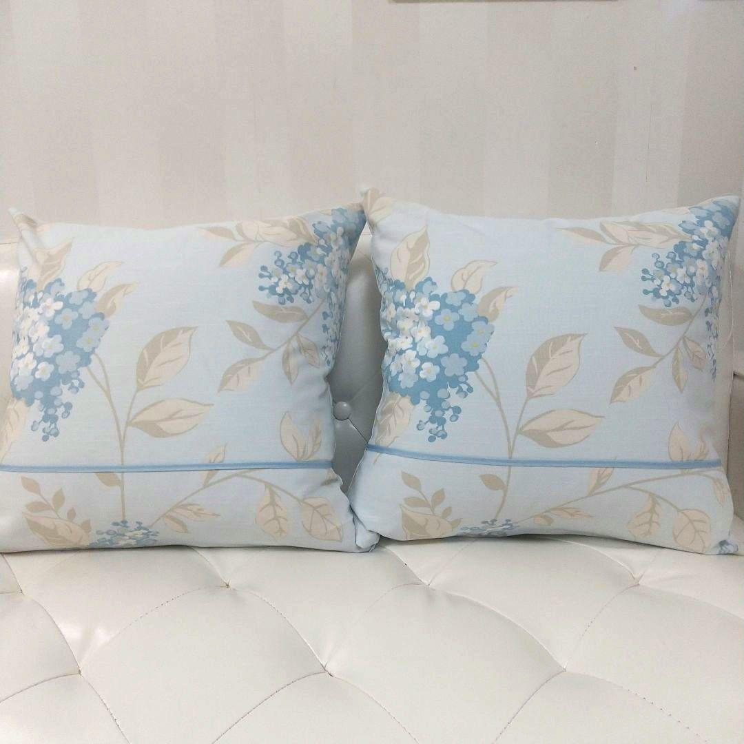 専用B様 ローラアシュレイ ポートランドコバルト ハンドメイドクッションカバー