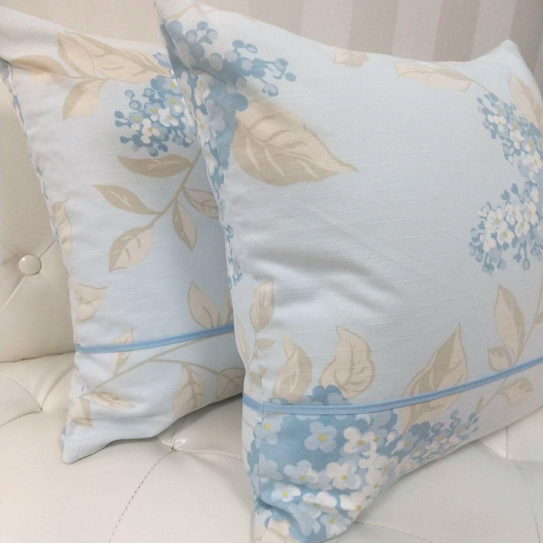 専用B様 ローラアシュレイ ポートランドコバルト ハンドメイドクッションカバー