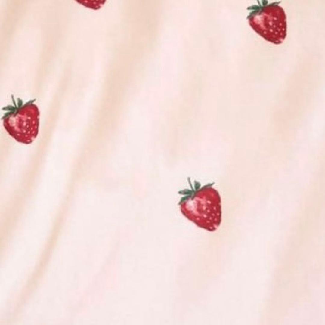 新品ジェラートピケストロベリー柄2点セット(シングル)掛け布団ピローケース