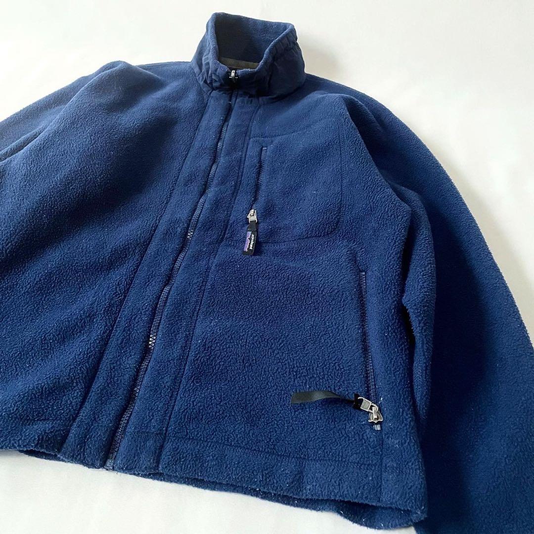 00s patagonia シンチラ　ジャケット　フリース　ネイビー　パタゴニア