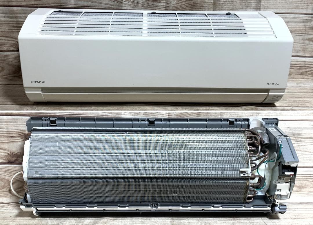 日立 15畳 3.6kW 100V 白くま RAS-F36RM 23年 全清掃済