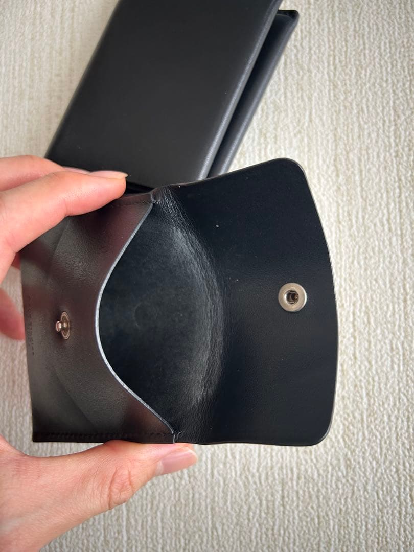 Acne Studios ブラック 三つ折り財布　黒