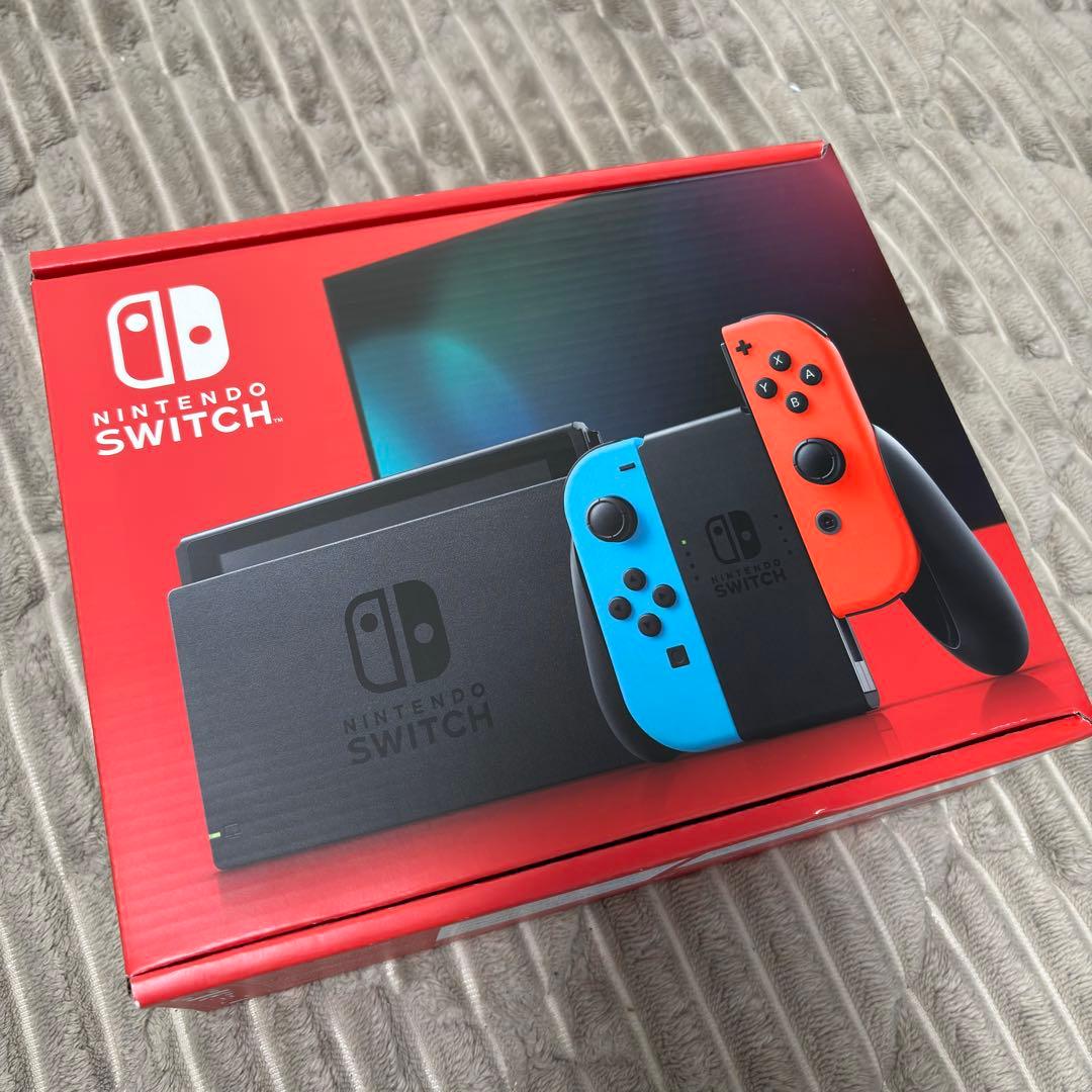 【新品未開封】Nintendo Switch 本体 ネオンブルー/ネオンレッド