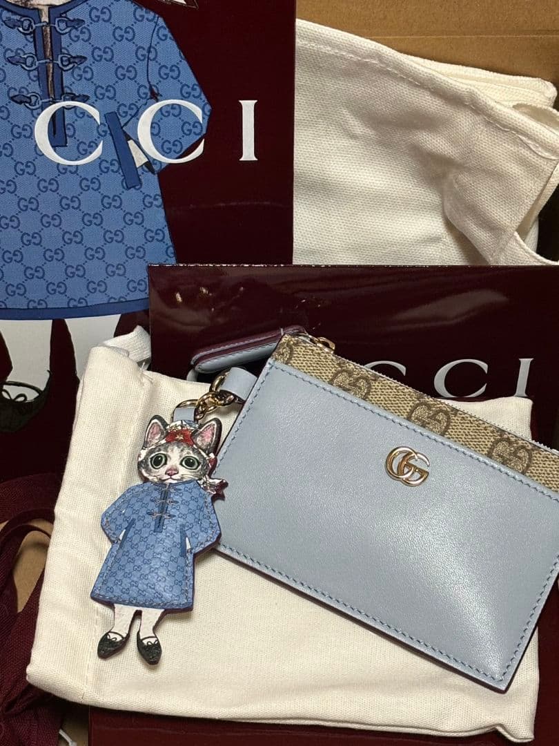 GUCCI 日本限定 ヒグチユウコ バイカラーカードケース