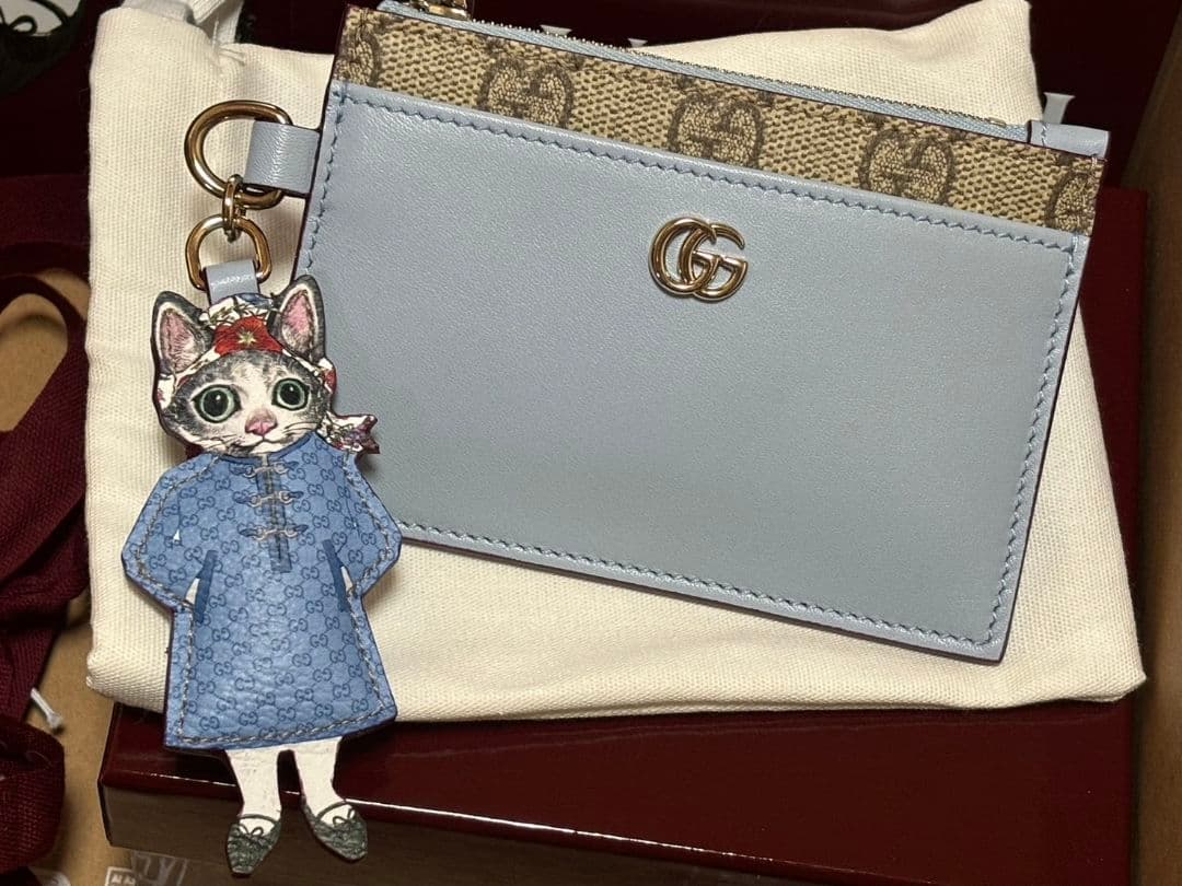 GUCCI 日本限定 ヒグチユウコ バイカラーカードケース