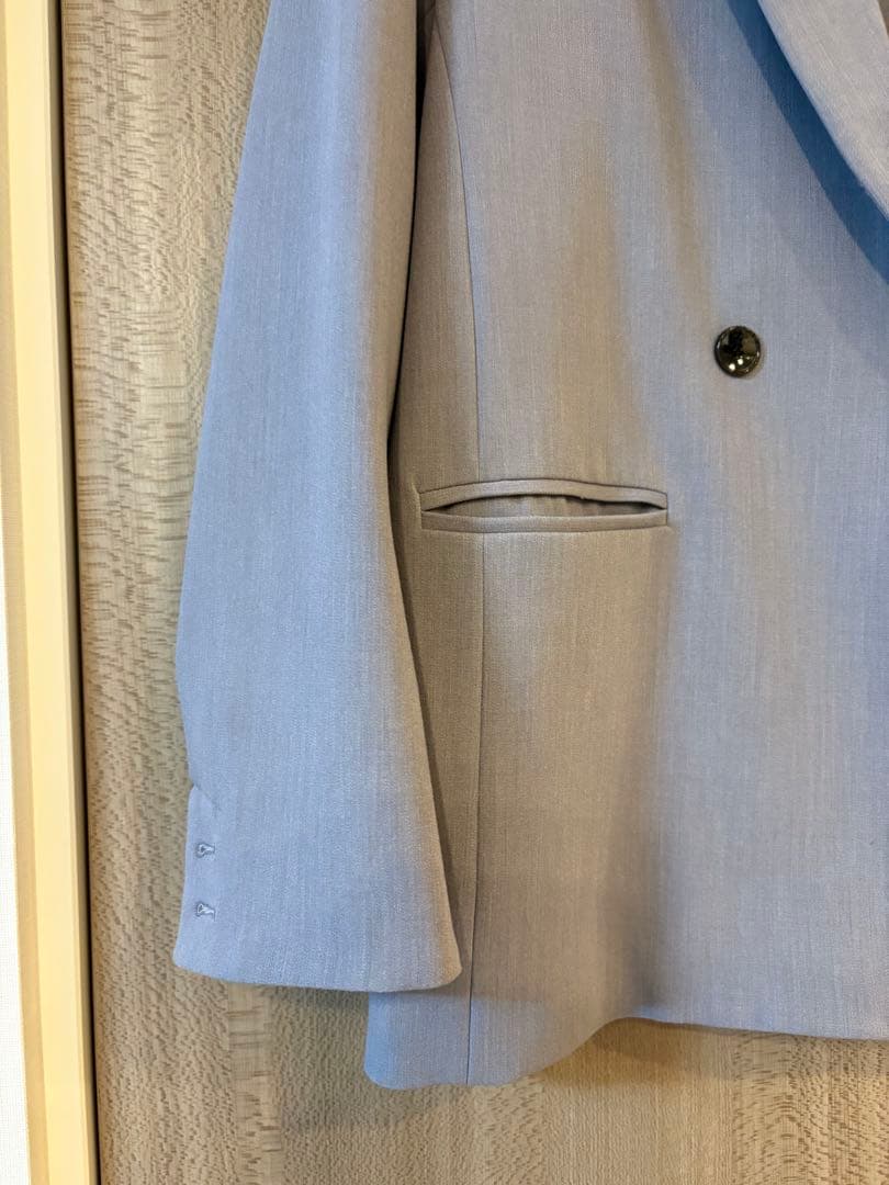 crewre サイズ3ダブルブレストジャケット クールグレー