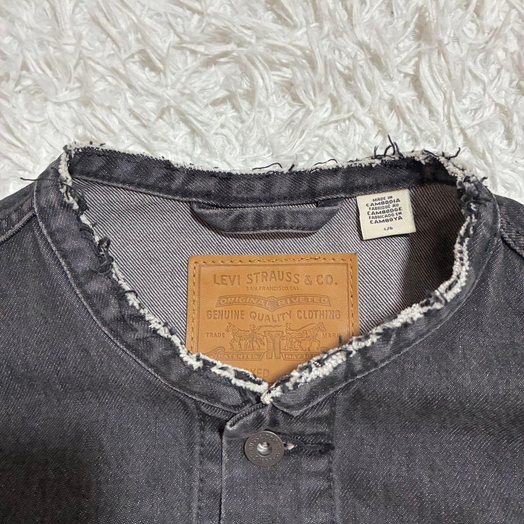 【LEVI’S PREMIUM】タイプ1 BIG E ノーカラーデニムジャケット