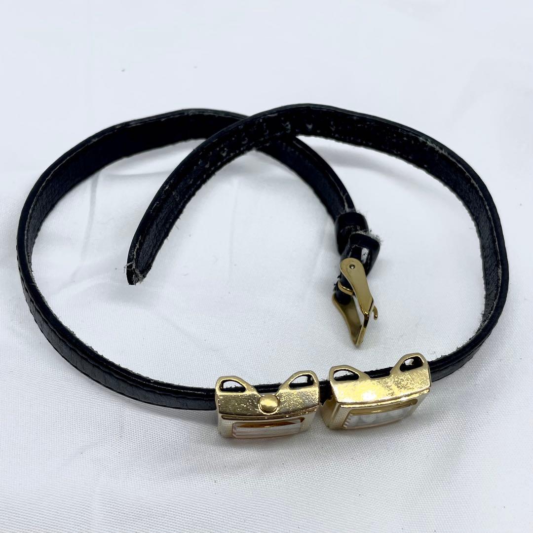 43 MIKIMOTO ミキモト シェル文字盤 5pパール ゴールド 稼働