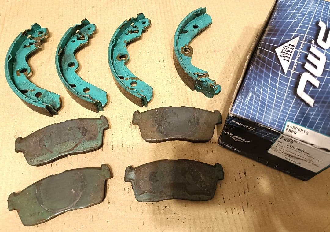 プロジェクトμ　アルトワークスHA36Sほか 強化ブレーキパッド、シュー