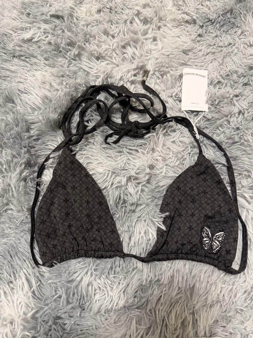 新品未使用【正規品】CHROME HEARTS ブラック三角ビキニ XS