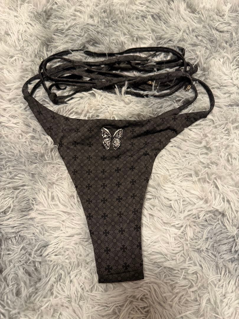 新品未使用【正規品】CHROME HEARTS ブラック三角ビキニ XS