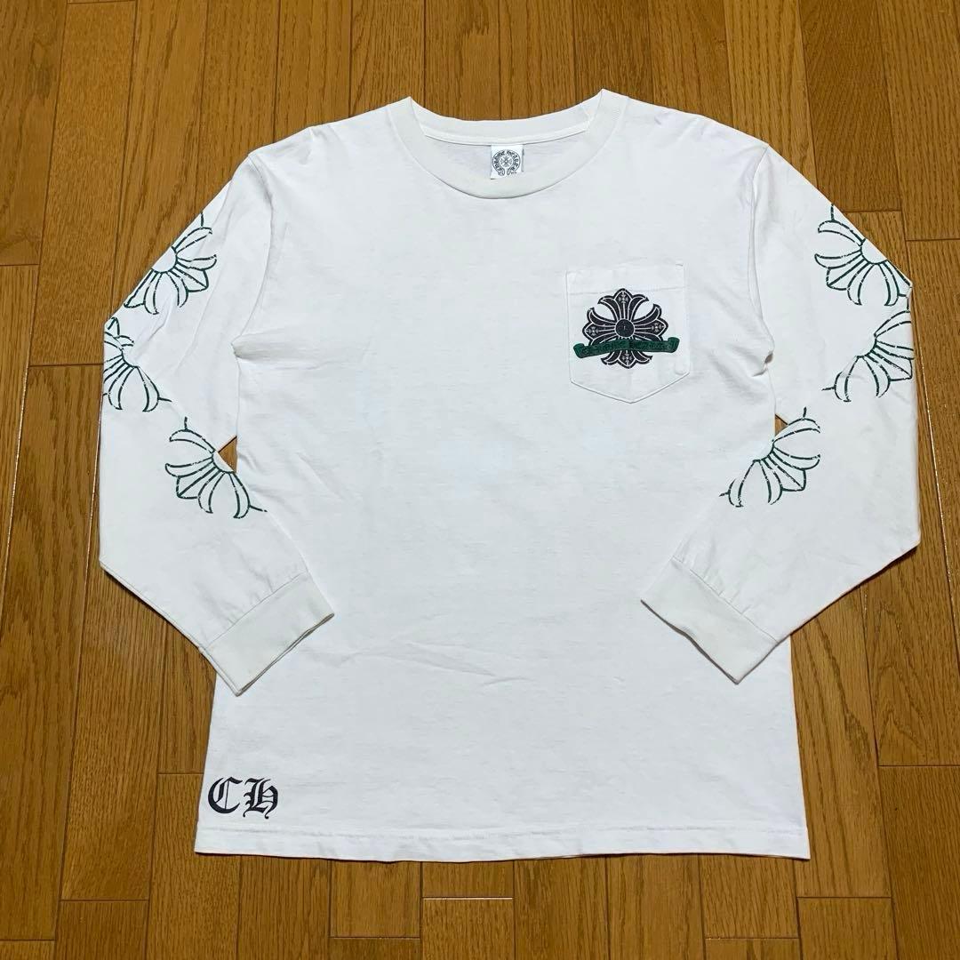 クロムハーツ　長袖シャツ　ホワイト　ロンT サイズM 4S362