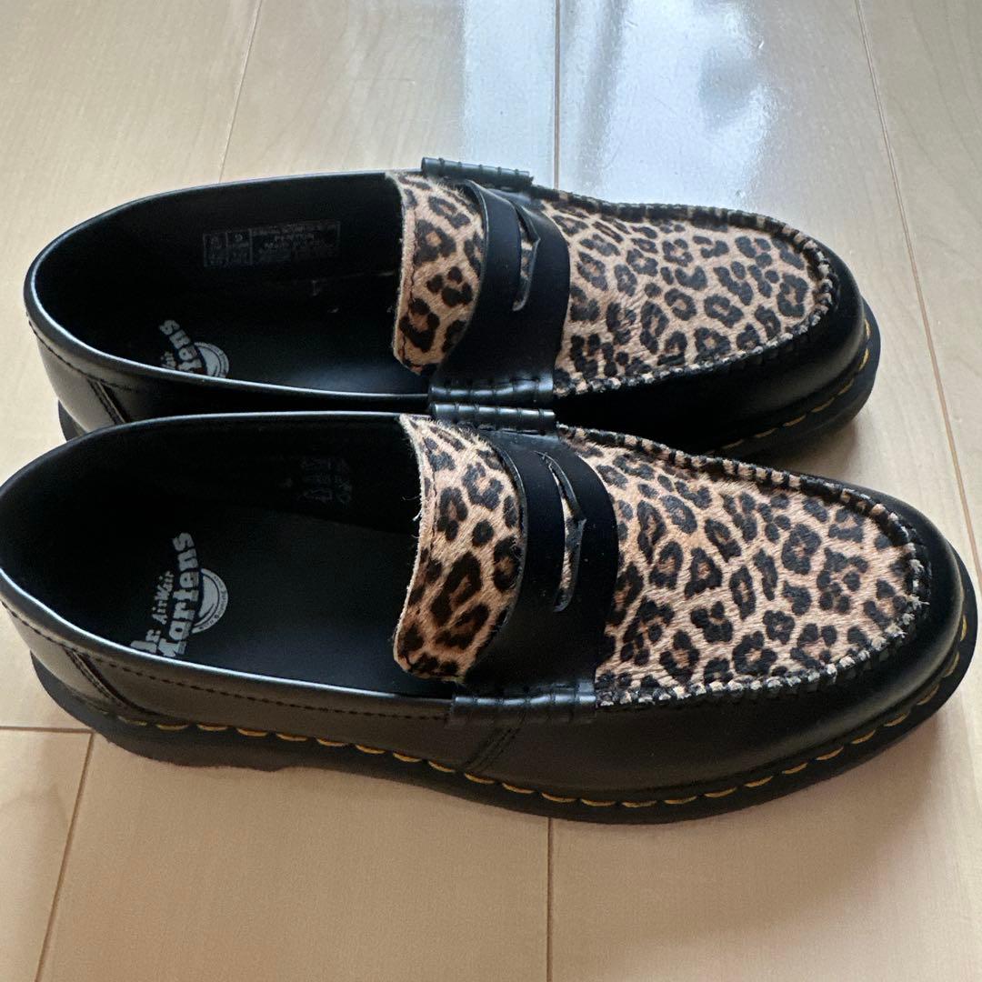 レオパード柄ローファードクターマーチン27cm