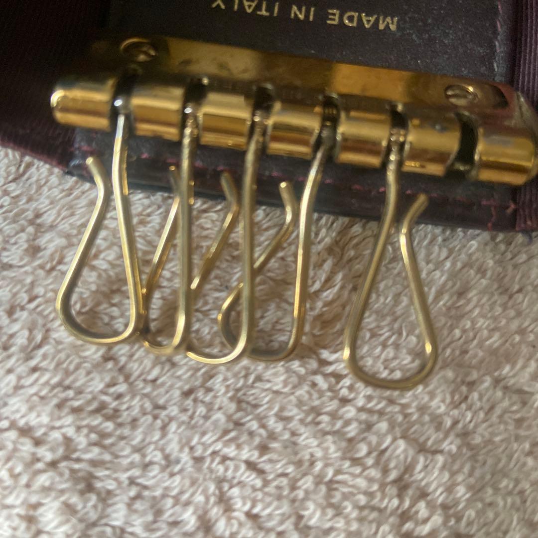 CHANEL 黒 レザー キーケース