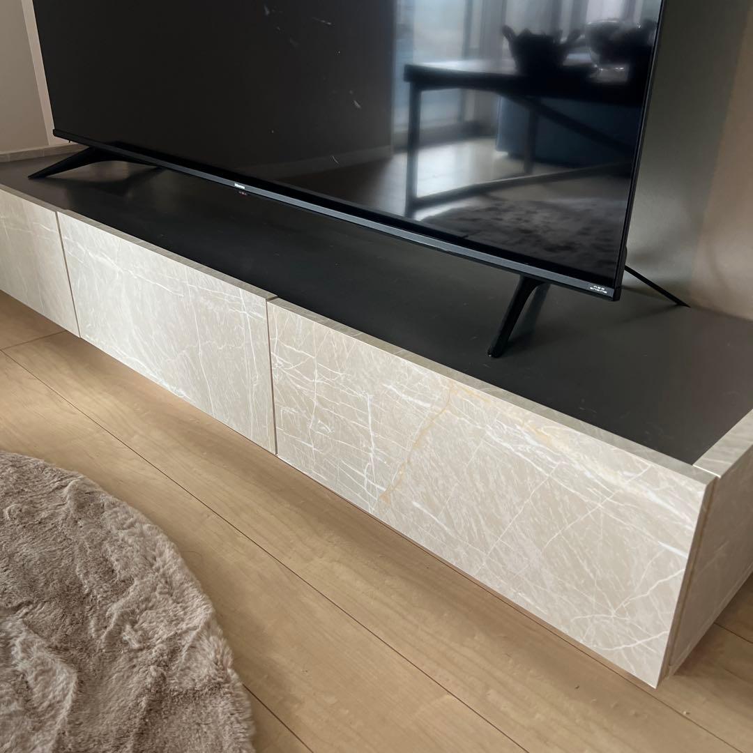 LOWYA ロウヤ テレビボード 180cm ホワイト