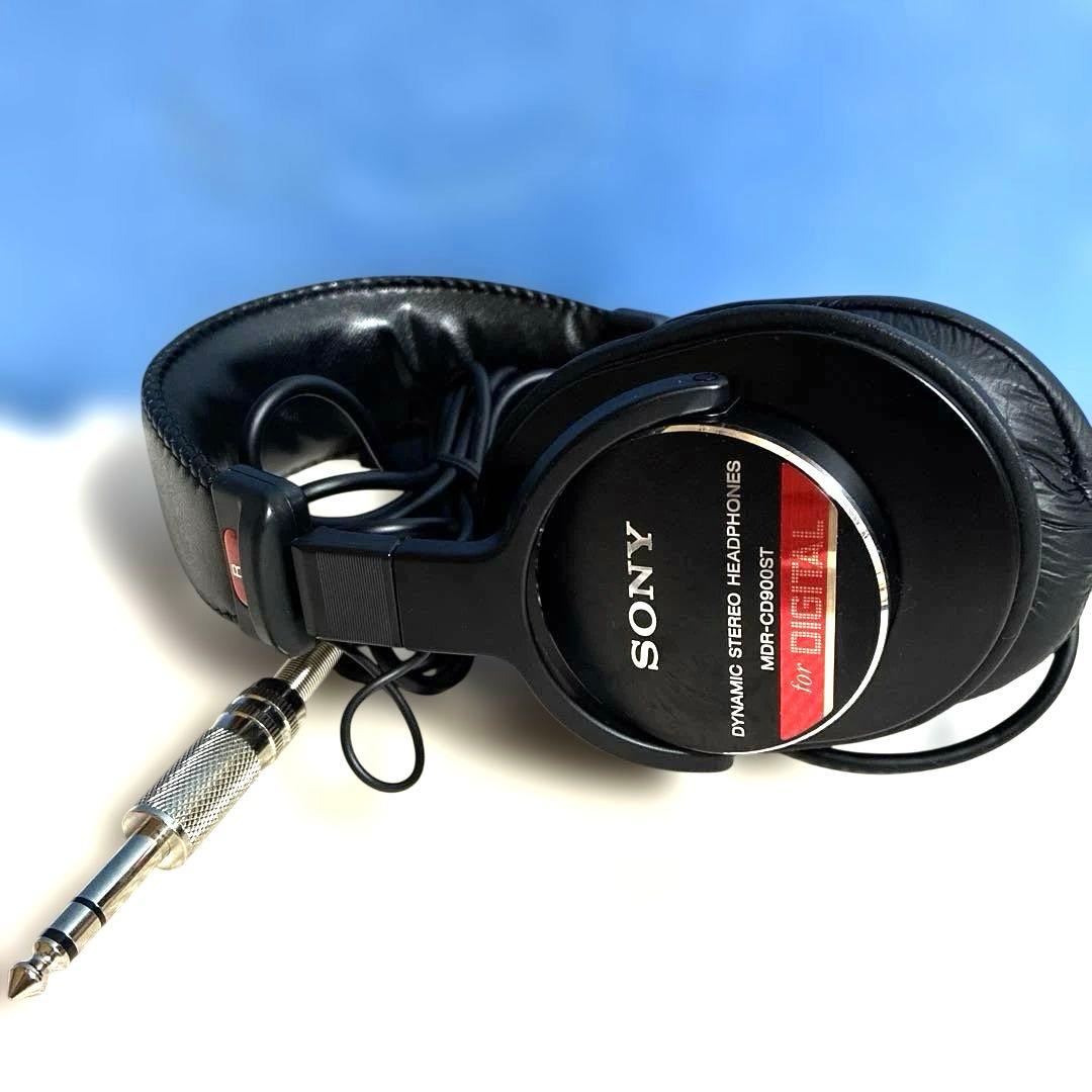 中古動作美品SONY MDR-CD900ST スタジオモニターヘ ッドフォン