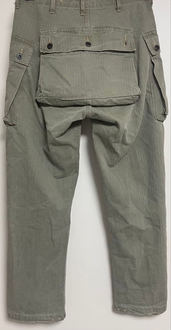 【美品】バズリクソンズ P-44 モンキーパンツ HBT ヘリンボーン