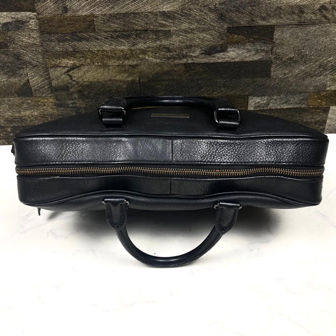 バーバリー シャドーノバチェック ハンドバッグ 2way ビジネスA4 黒