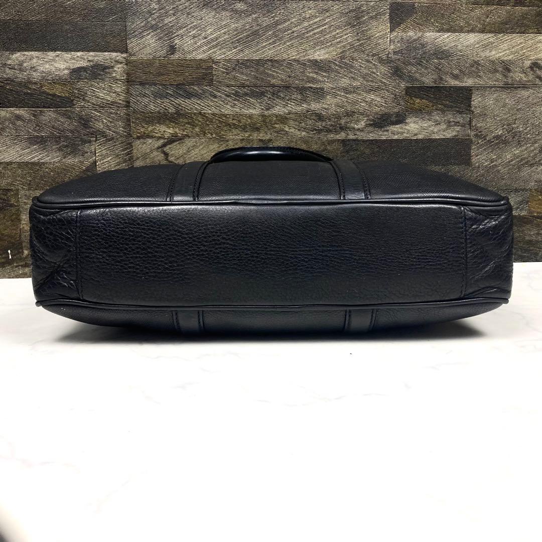 バーバリー シャドーノバチェック ハンドバッグ 2way ビジネスA4 黒