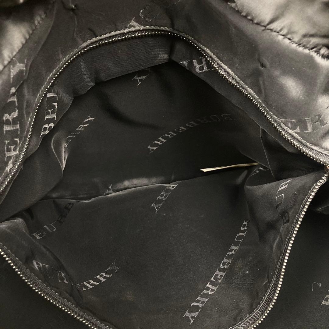 バーバリー シャドーノバチェック ハンドバッグ 2way ビジネスA4 黒