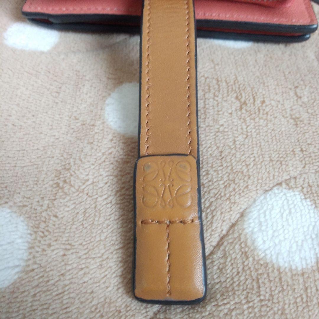 LOEWE 二つ折り財布 ベージュ/ブラウン