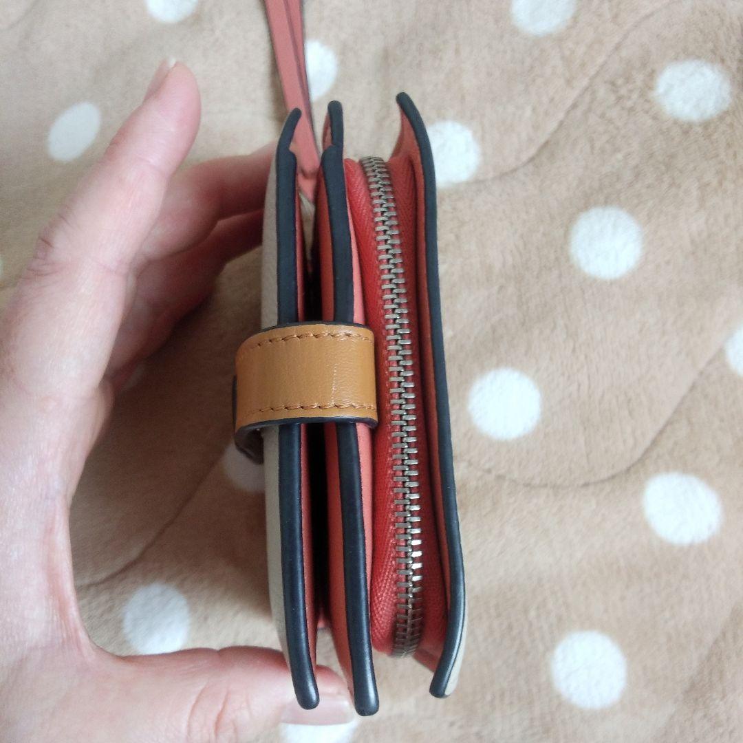 LOEWE 二つ折り財布 ベージュ/ブラウン