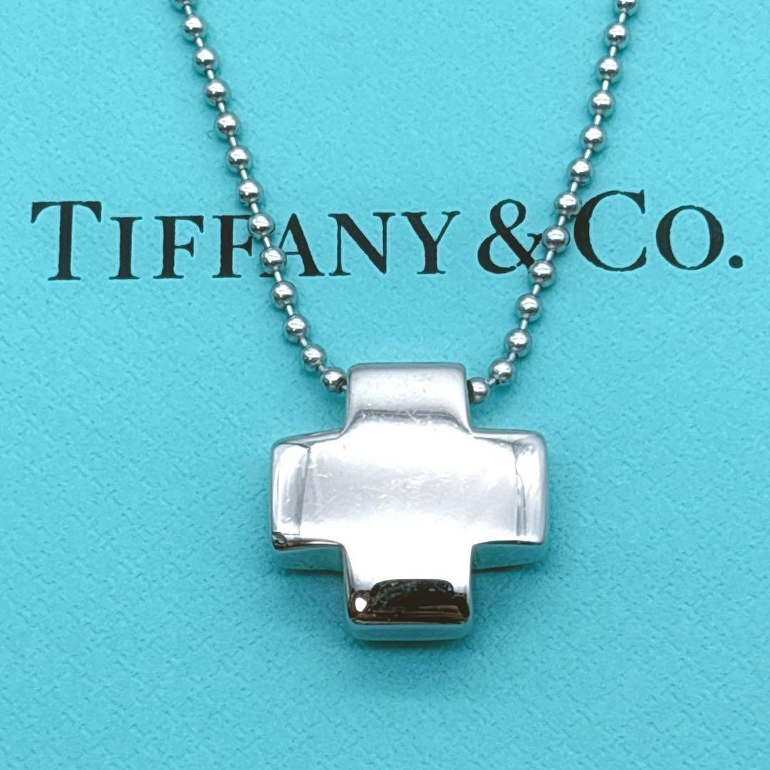 美品◎ ティファニー ローマンクロス ネックレス ペンダント シルバー925